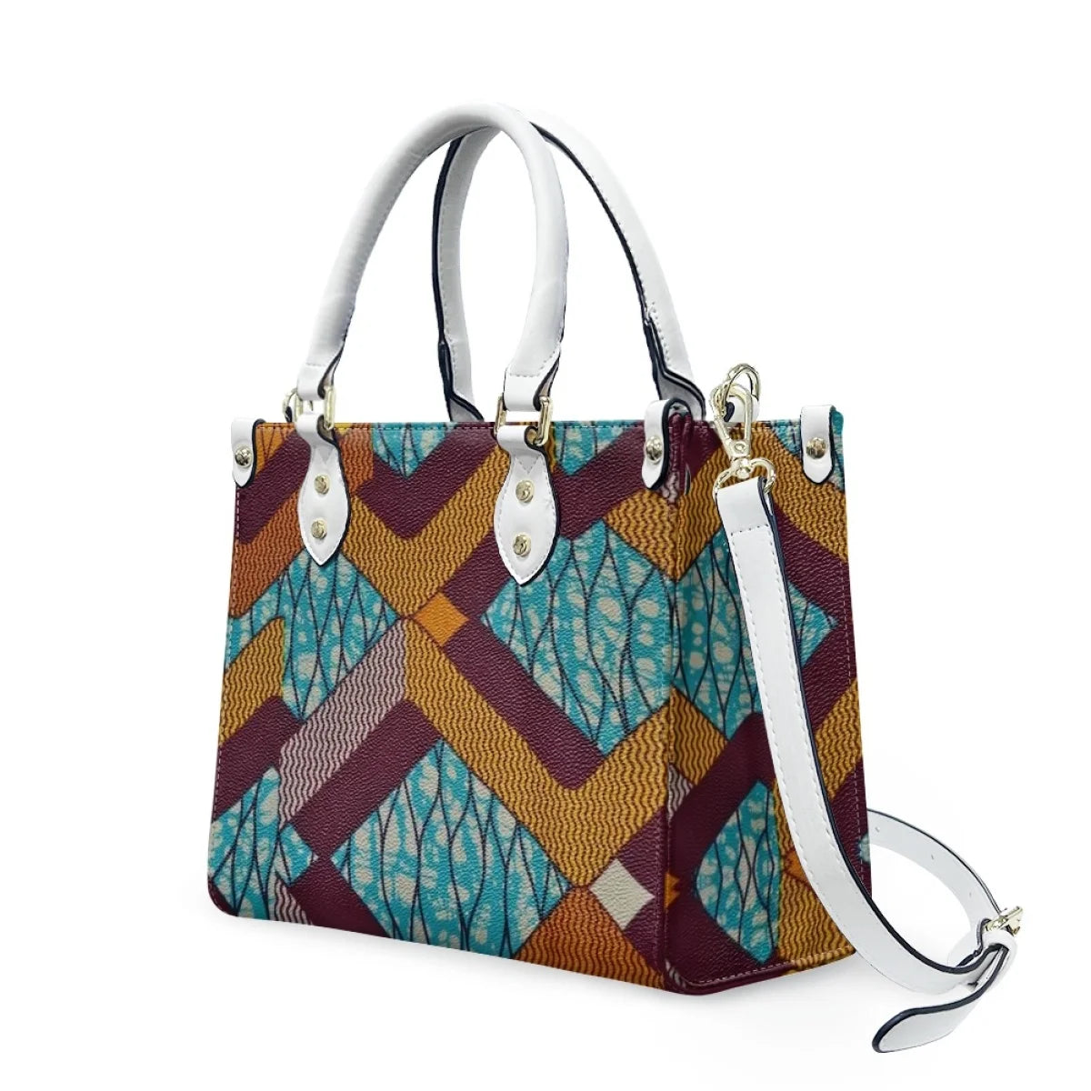 Customize Women's Handbag Leather Bags Women Handbags Ladies Wholesale Custom Polynesia Hawaiian Style Handbags for Women Luxury