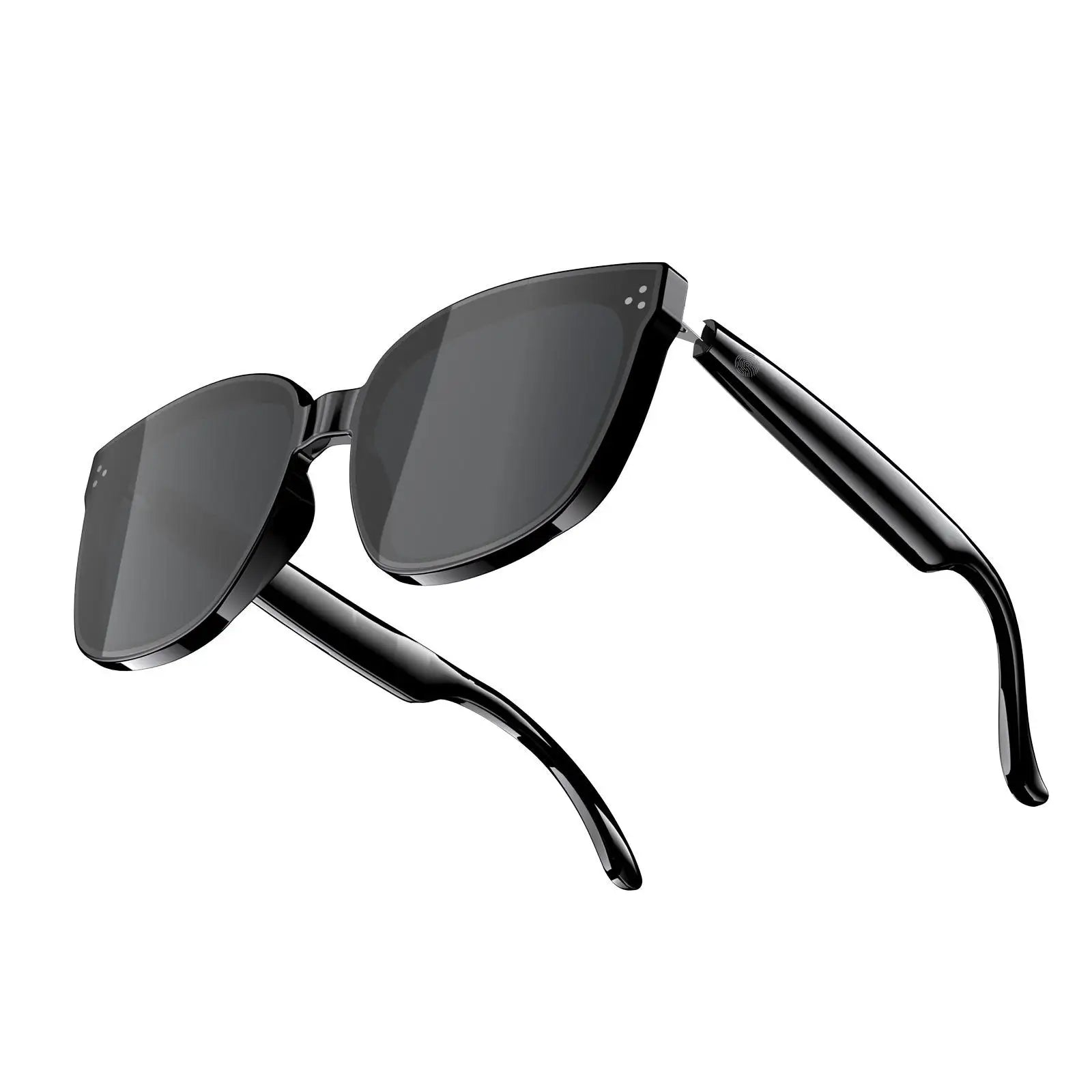 Factory Direct Supply HY1008 Smart Glasses Bone Conduction Call Music Connection Wear Comfortable Plastic Silicone Stainless