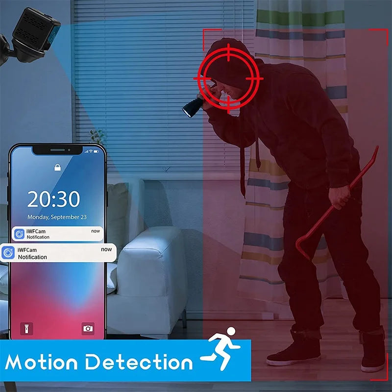 Hot Sell X6D 4K 1080P Night Vision Wireless Camera Home Security Network Surveillance Outdoor Mini HD Action Camera