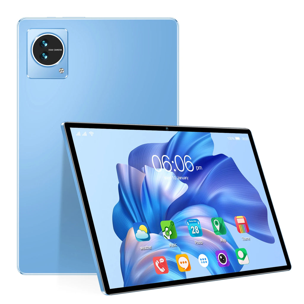 10 Inch V10 Tablet 10-Core Android13 Dual Card Dual Standby 16G+512G Qualcomm Octa Core 1920x1200 4G 5G Compatible Educational