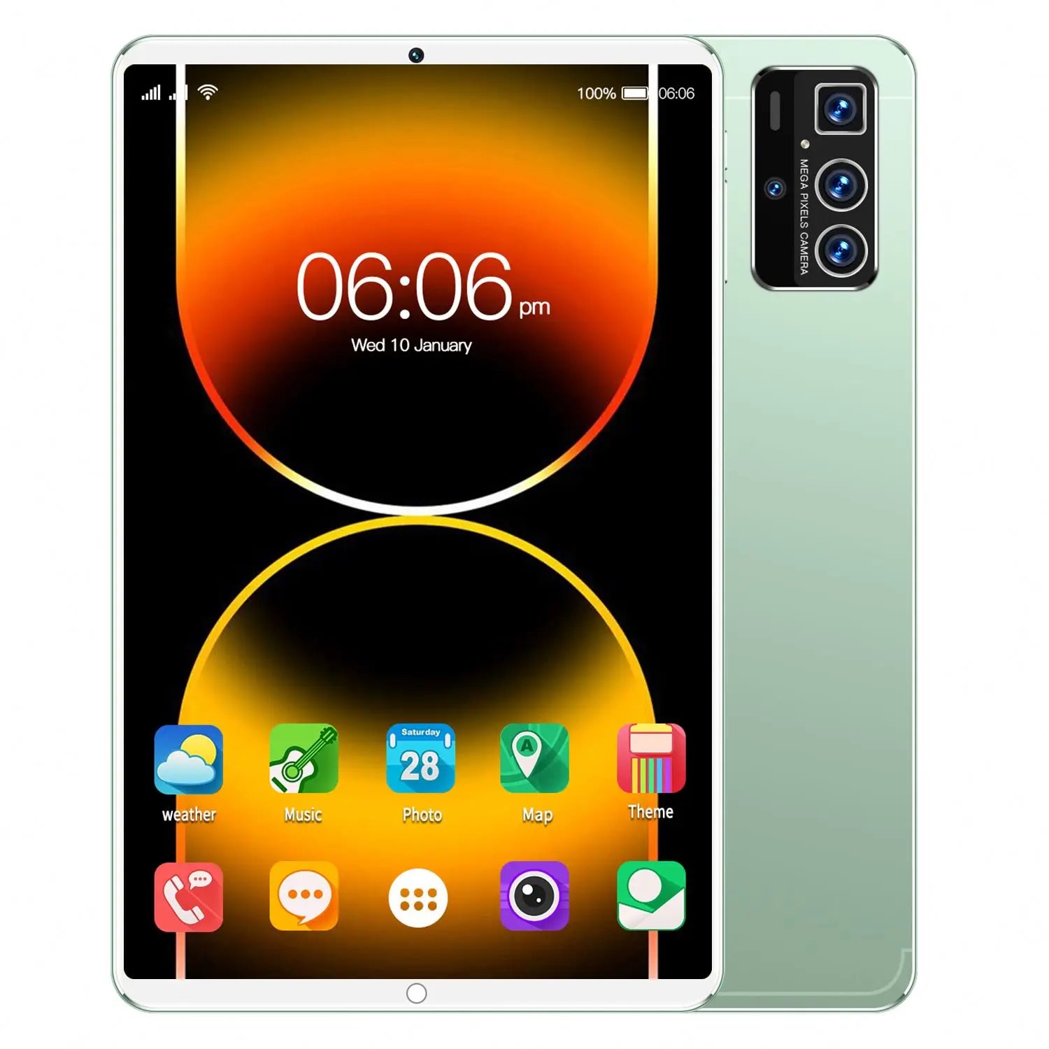 Educational Android Tablet with Phone Call Feature 10.1 Inch Dual SIM 16GB+1TB  Pro 14 Branded