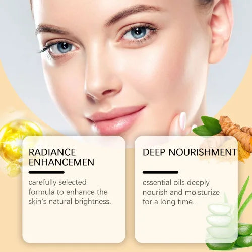 Hoygi Turmeric Essential Oil Gently Moisturizes  Firming And Brightening Facial To Improve Dry Skin Care