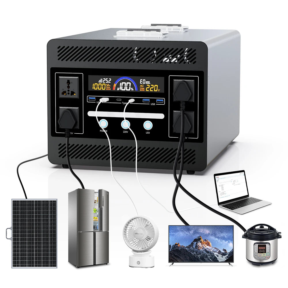Cheap Price High Quality  100W/200W/400W/600W/1000W/2000W/2500W Lithium Ion/LiFePO4 Vanpa  Solar Power Bank and Power Station