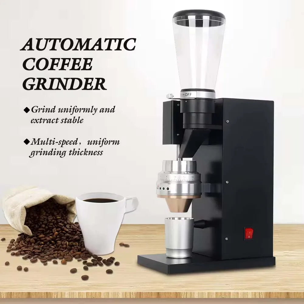 XEOLEO Electric Coffee Grinder 83mm Espresso Coffee Grinder Filterable Quantitative Automatic Coffee Bean Milling Machine
