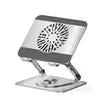 360 Rotating Computer Stand with Fan Laptop Table Support Pour Ordinateur Portable Stand for Study Table