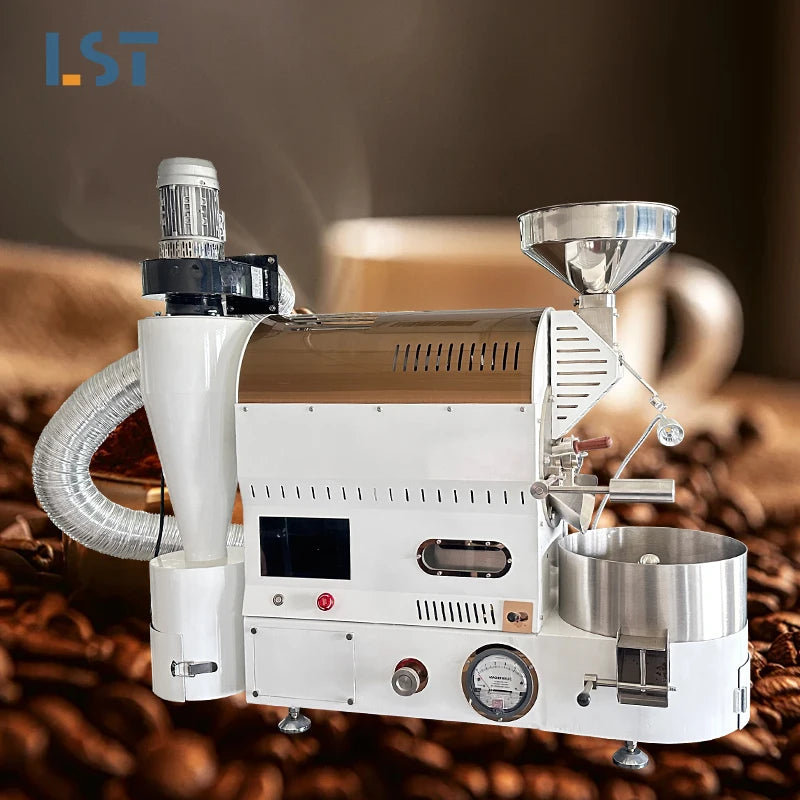Electric Stainless Steel 1kg Fully Automatic Coffee Bean Roaster Grinder Maker for Home & Commercial Use Competitive Pricing