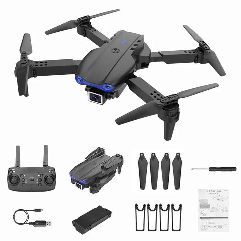 Factory-Warehouse K3 Mini RC Drone with Dual Camera WIFI Quadcopter Versatile Dron Compared to E99 E58 E88-Wholesale Price