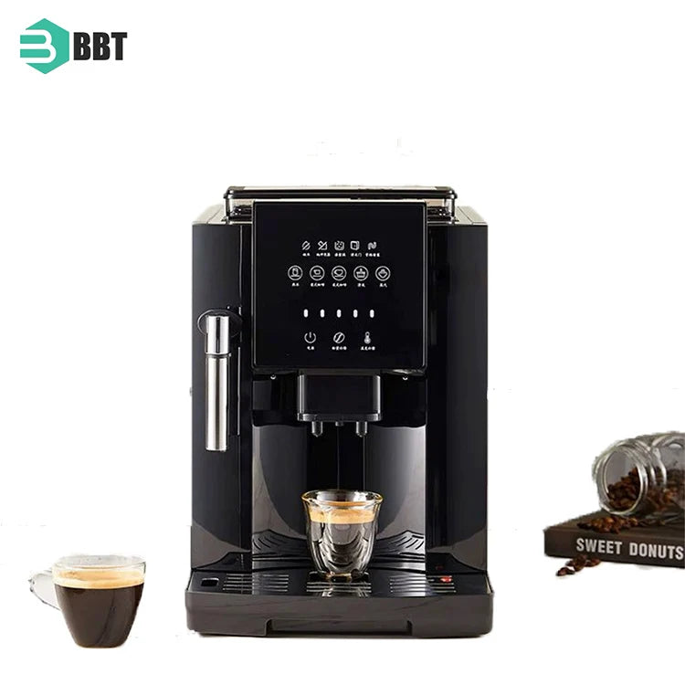 Professional Italian Espresso Coffee Maker Machine HomeUse One Click Super Automatic Coffee Machine for Restaurants Hotels