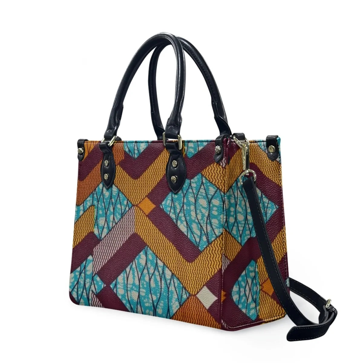 Customize Women's Handbag Leather Bags Women Handbags Ladies Wholesale Custom Polynesia Hawaiian Style Handbags for Women Luxury
