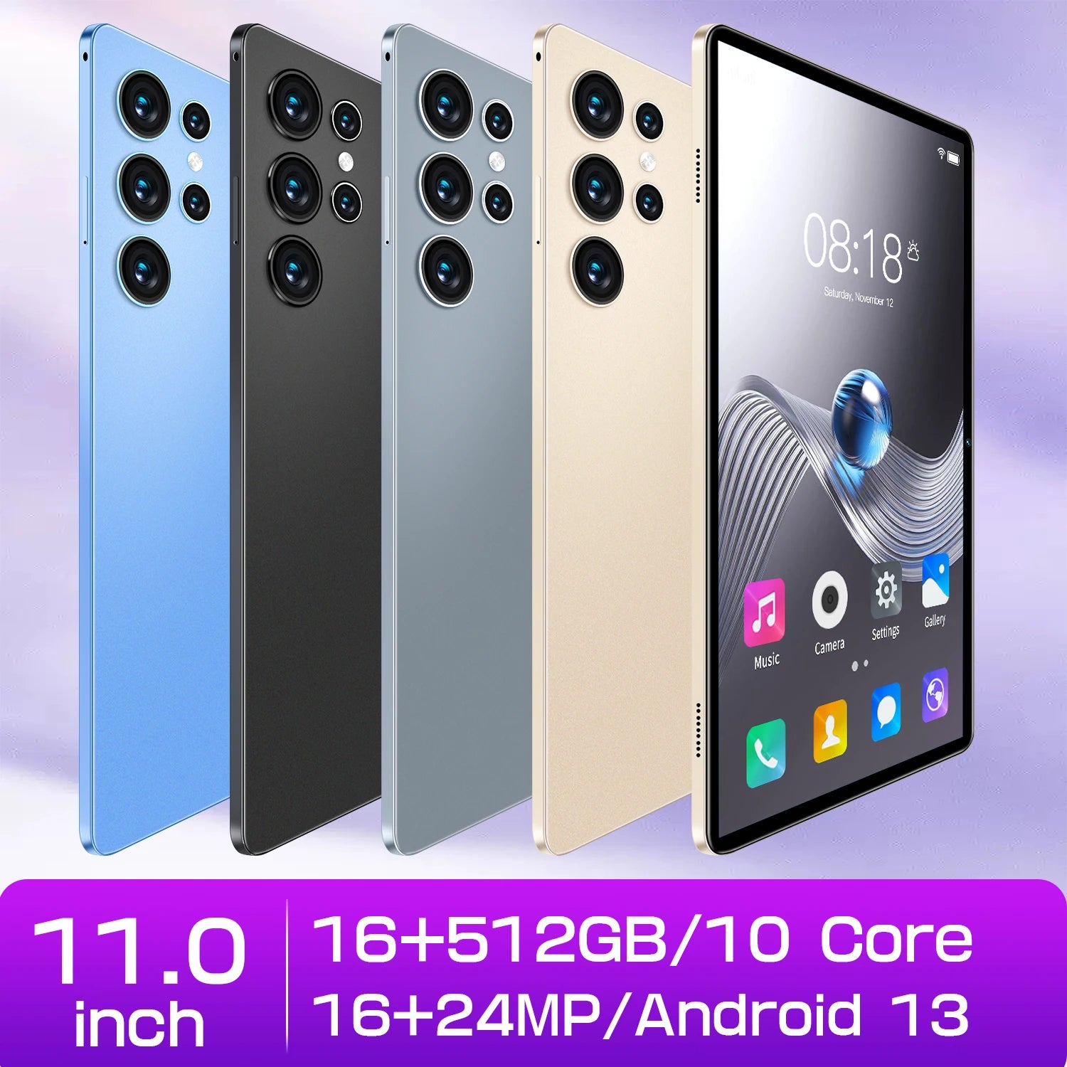 S23 Tablet 11 Inch Tablets Android System Octa-Core 16GB+512GB Kids Learning WIFI Tablet for Children