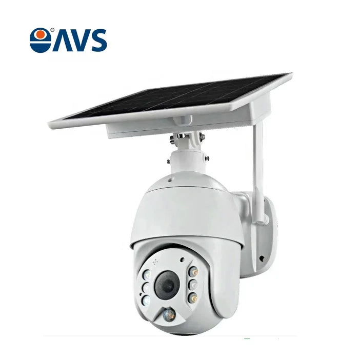 Hot Sales Outdoor Solar Panel Power HD 1080P 4MP 4G IP Camera Solar Camera 4G Sim Card PTZ Camera