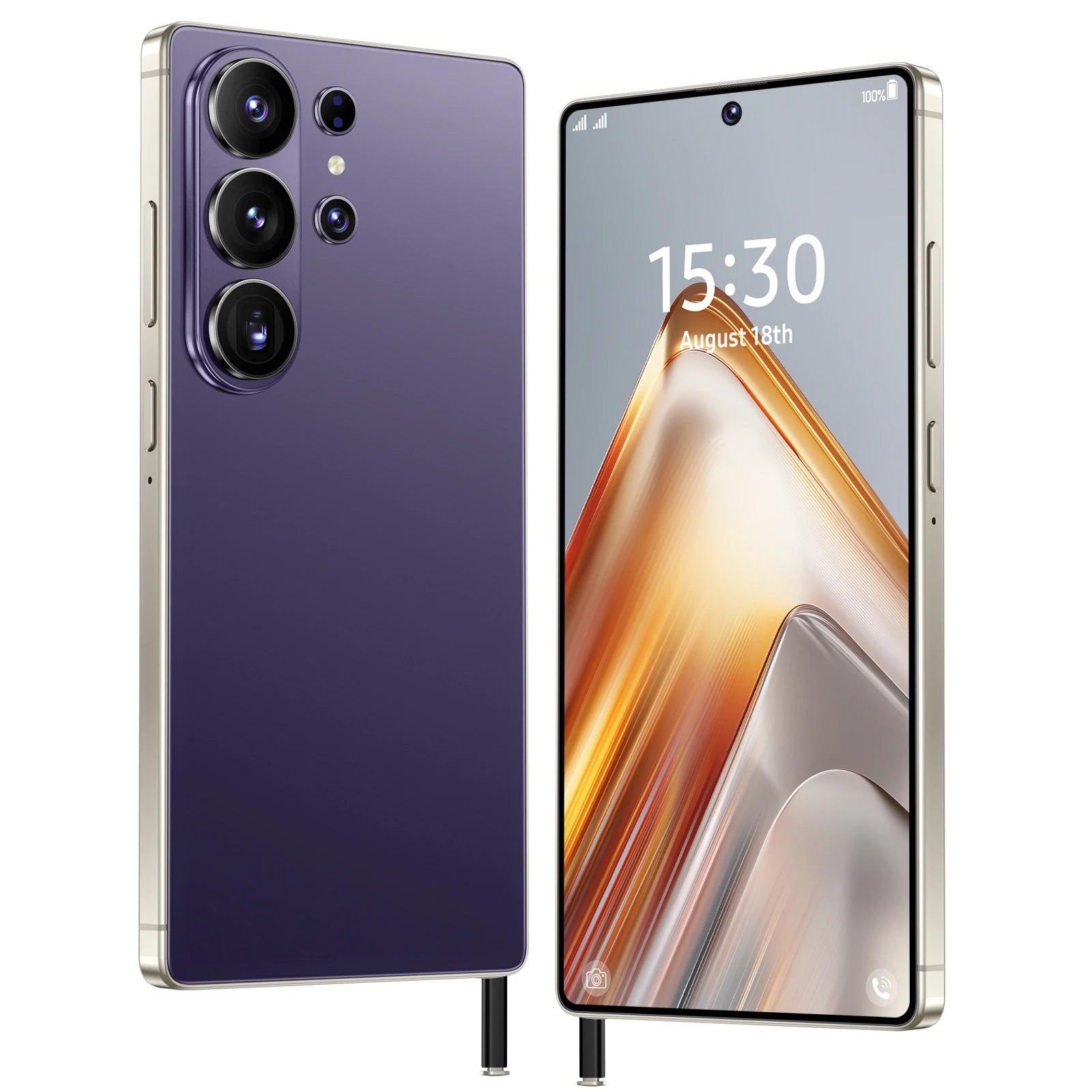 For S26 Ultra 5G Android 15 Octa Core Smartphone French OLED 144Hz Display Above 8000mAh Battery Gaming Phone