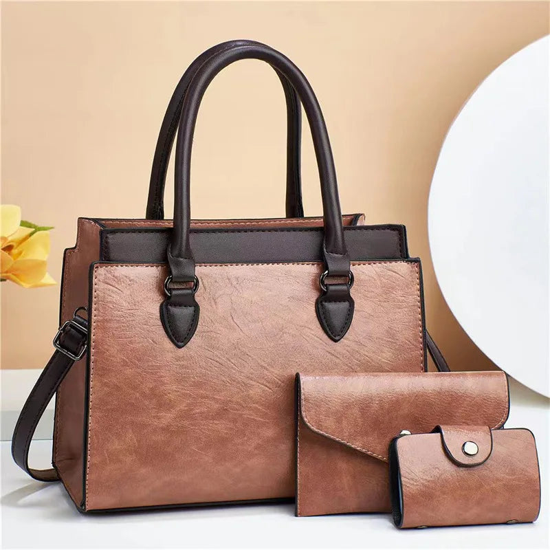 2024 New Three-Piece High Capacity Fashion Trend Messenger Bags Luxury Women's Bags Womens Handbags Tote Bag Handbag Set
