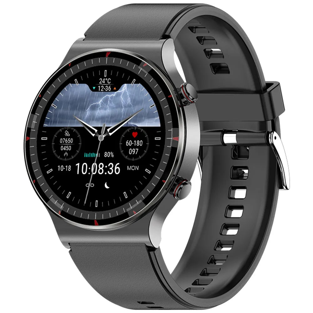 ECG PPG SmartWatch G08 Body Temperature Blood Oxygen Pressure Heart Rate Measurement Man Smart Watch for Health Care