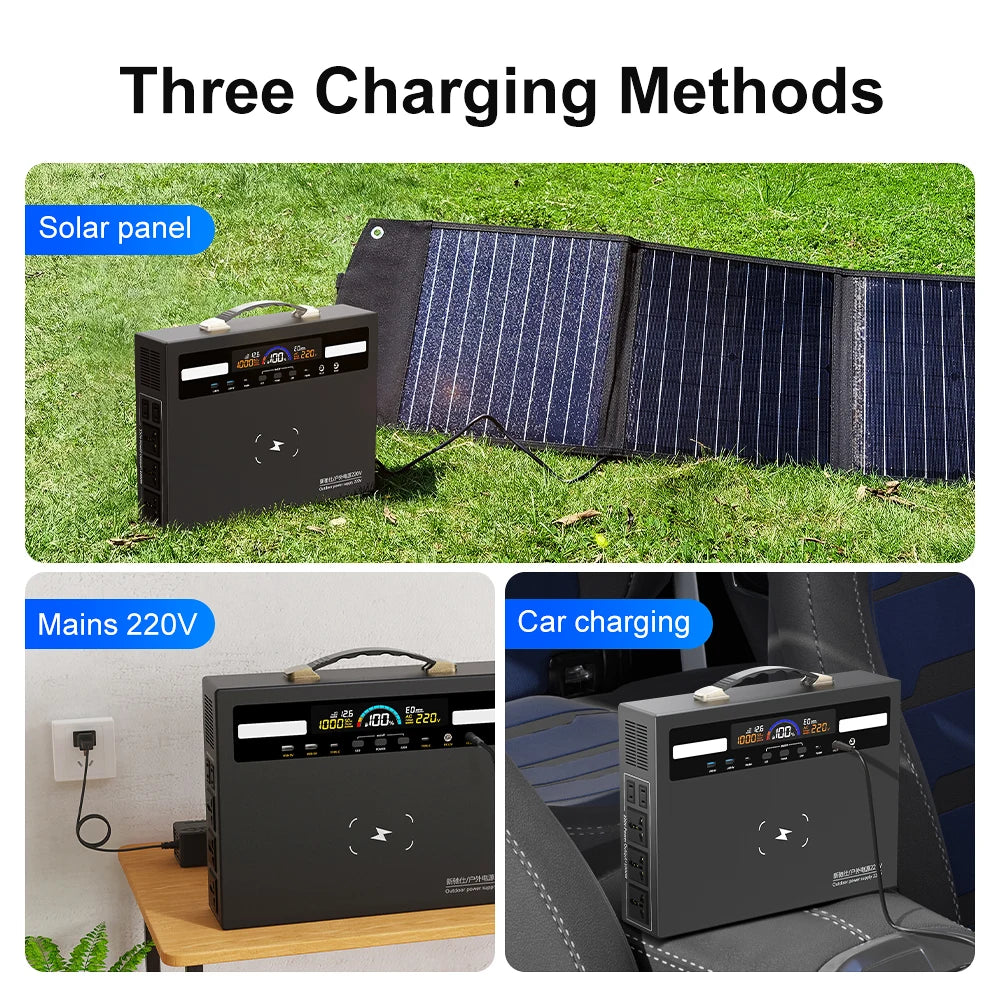 Cheap Price High Quality  100W/200W/400W/600W/1000W/2000W/2500W Lithium Ion/LiFePO4 Vanpa  Solar Power Bank and Power Station