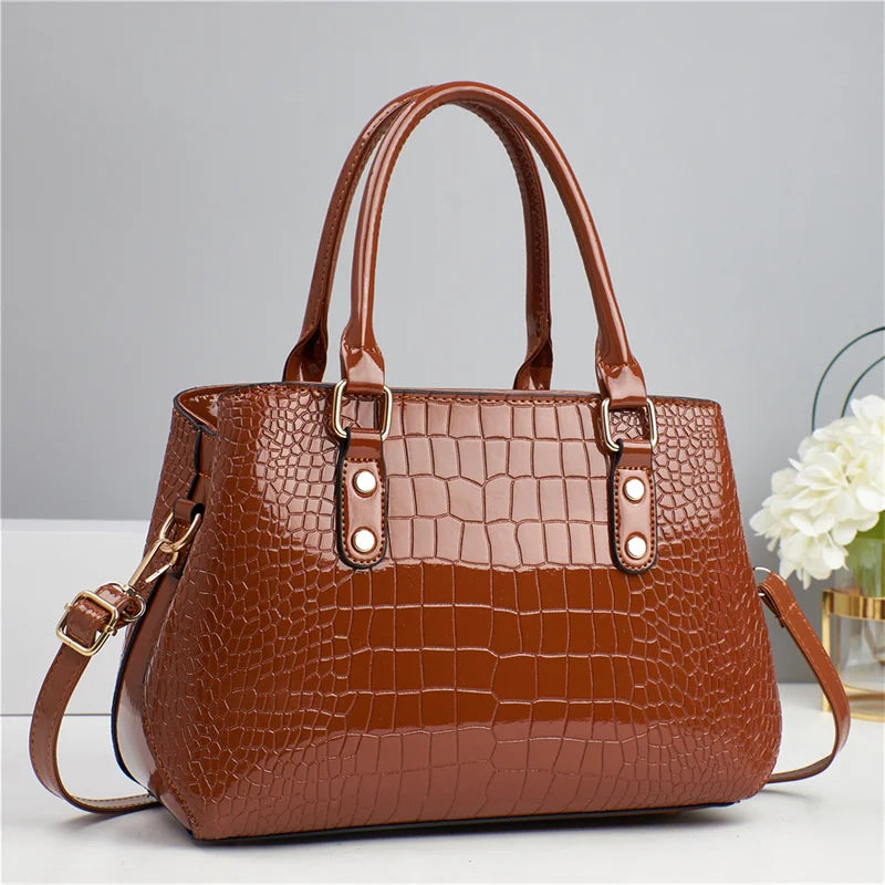 Large Capacity 2025 New Minimalist and Fashionable Versatile Three Piece Bags Women Handbags Bags