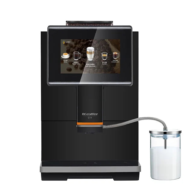 Dr Coffee C11L Home Office Automatic Coffee Machine Espresso Maker with Milk Frother Bean to Cup Machine