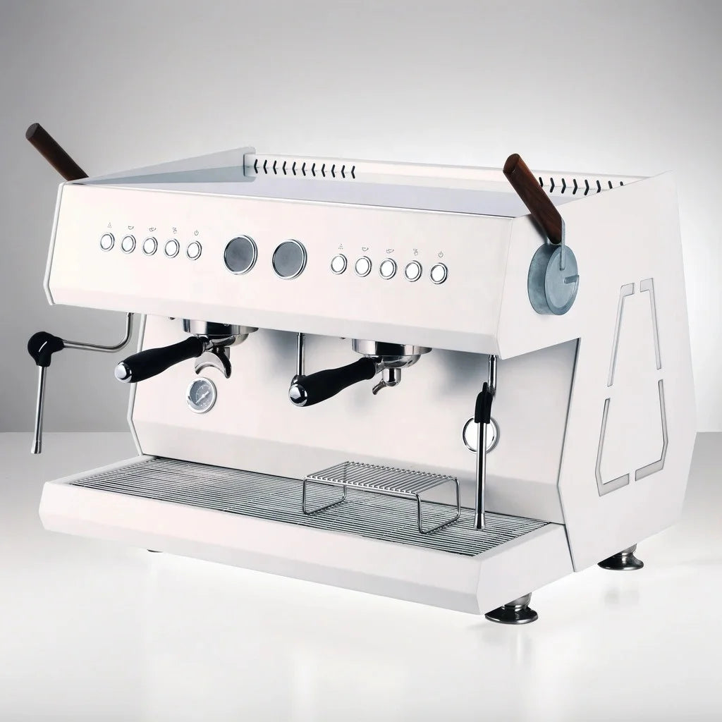 Commercial Professional Stocked Italian Kaffee Two Group Semi Automatic Coffee Maker Espresso Coffee Machines
