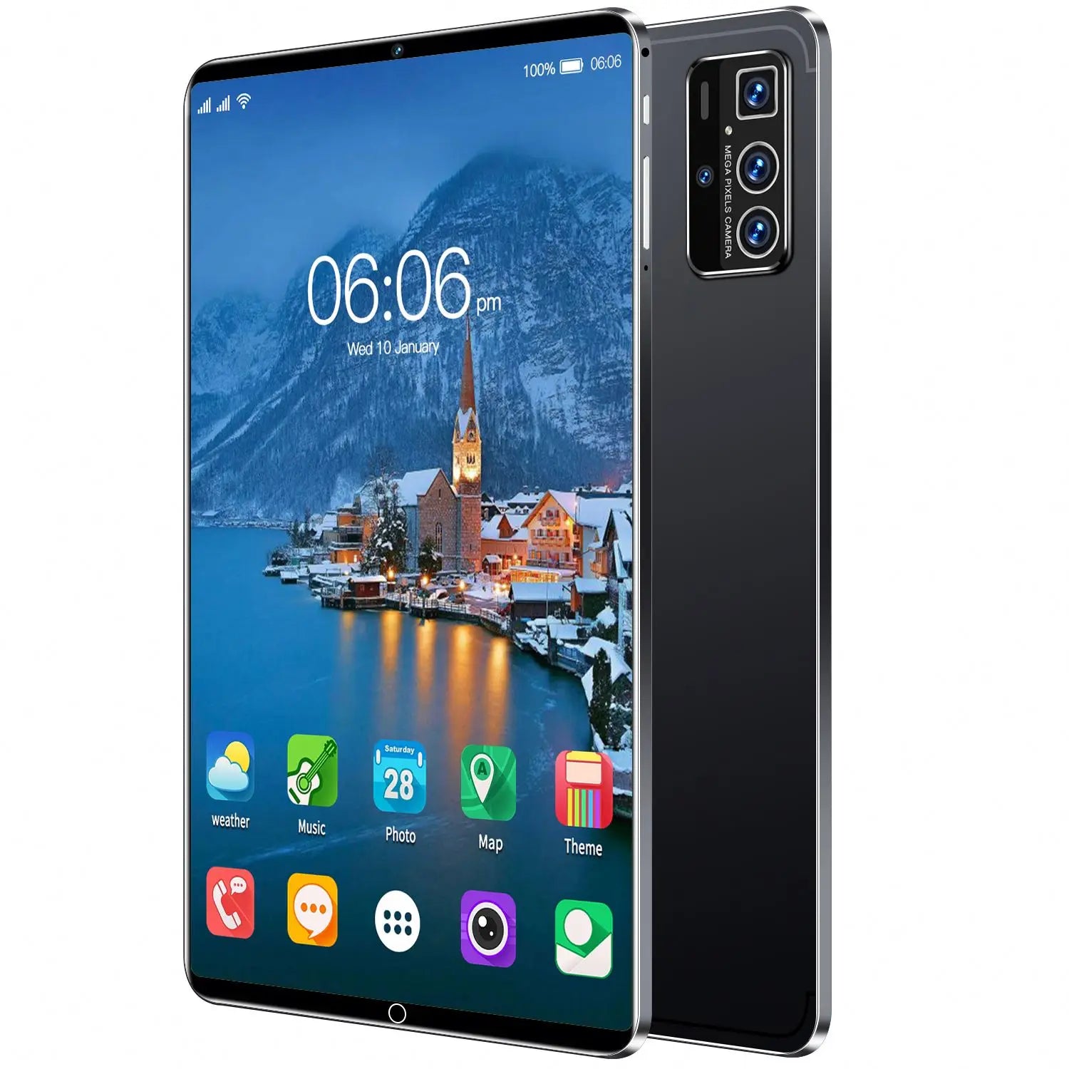 Educational Android Tablet with Phone Call Feature 10.1 Inch Dual SIM 16GB+1TB  Pro 14 Branded