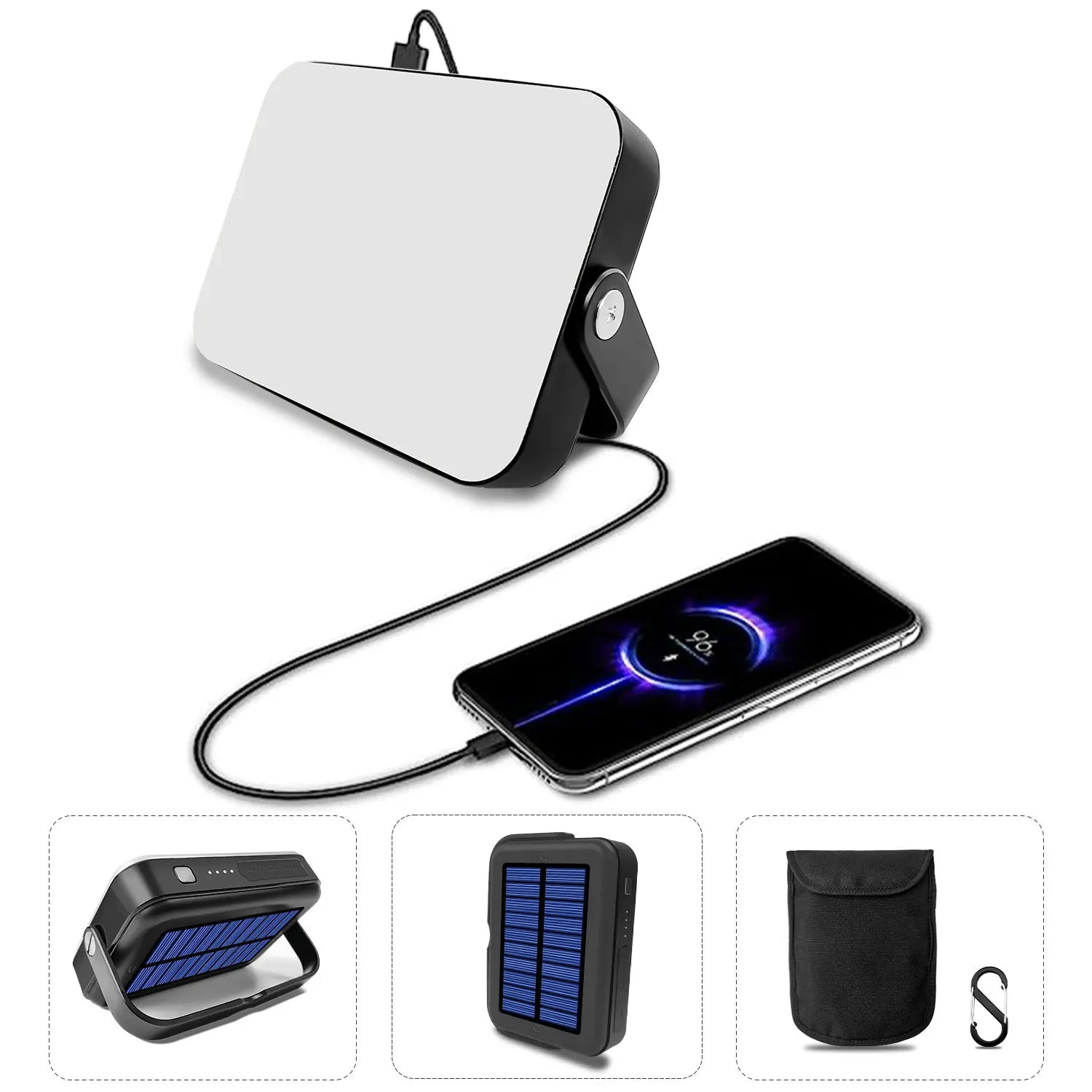 13400mah Solar Power Bank Charger Portable Solar Generator for Mobile Devices