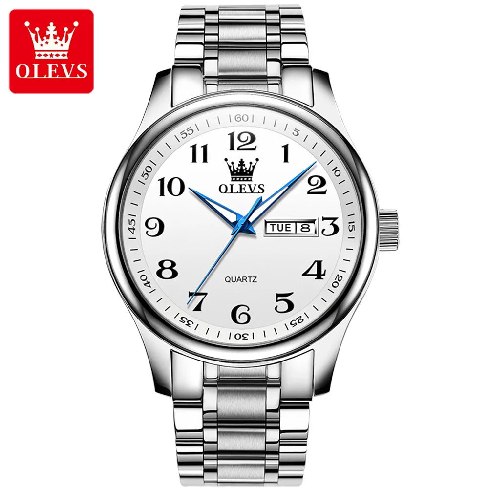 New OLEVS 5567 Luxury Men's Watches Fashionable and Simple Couple Watches Women Quartz SmartWatch Relojes