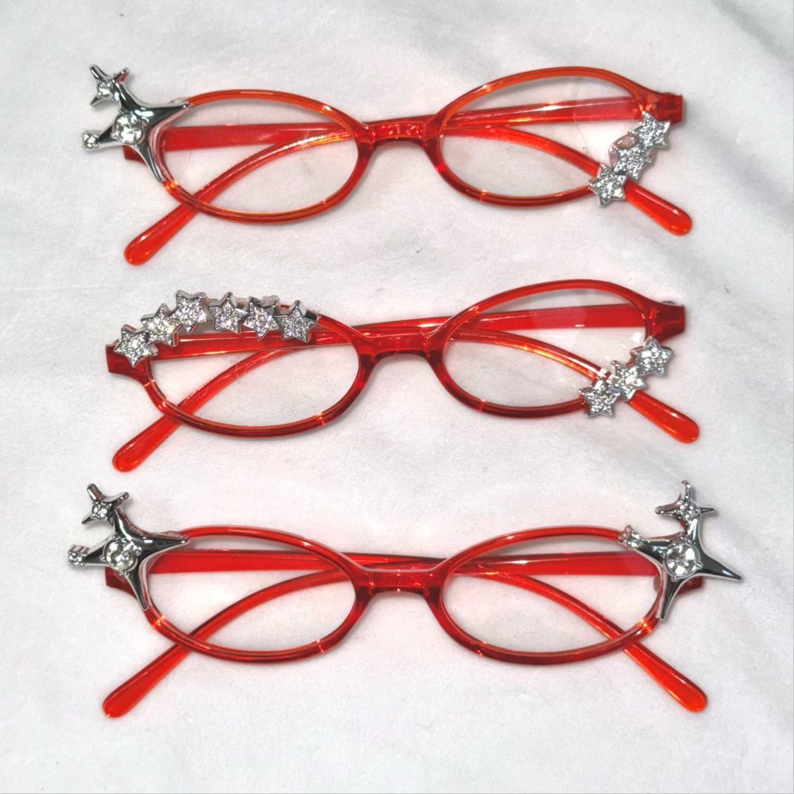 Retro Cute Plain Light Pink-color Cat Glasses Out Of The Street Photography Artifact