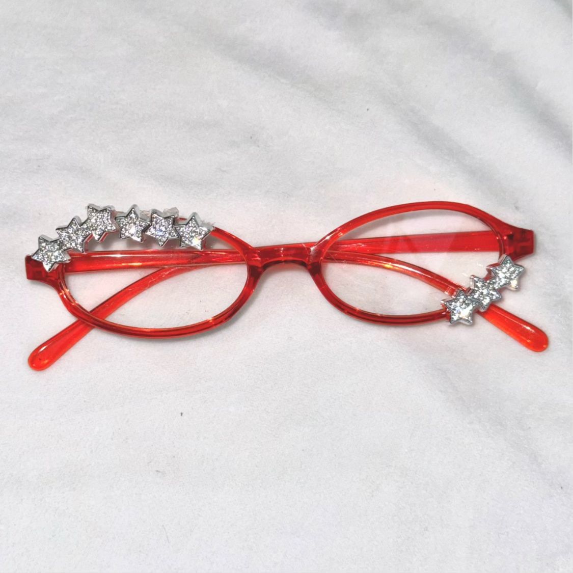 Retro Cute Plain Light Pink-color Cat Glasses Out Of The Street Photography Artifact