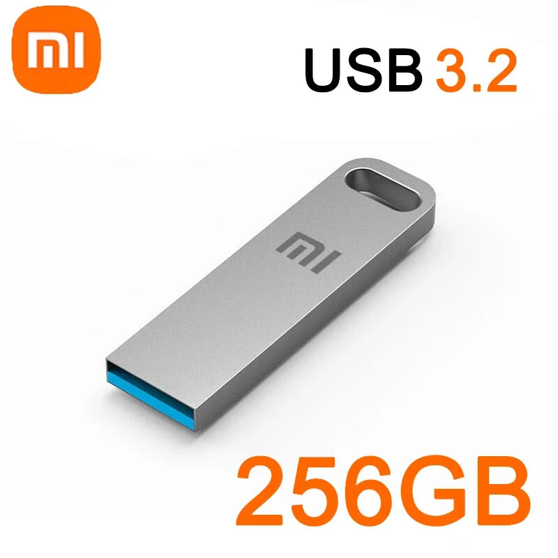 XIAOMI USB 3.2 Flash Drive 2TB Metal U Disk High Speed TypeC Memory Stick Waterproof Storage PC Phone Data Transfer Portable Hot