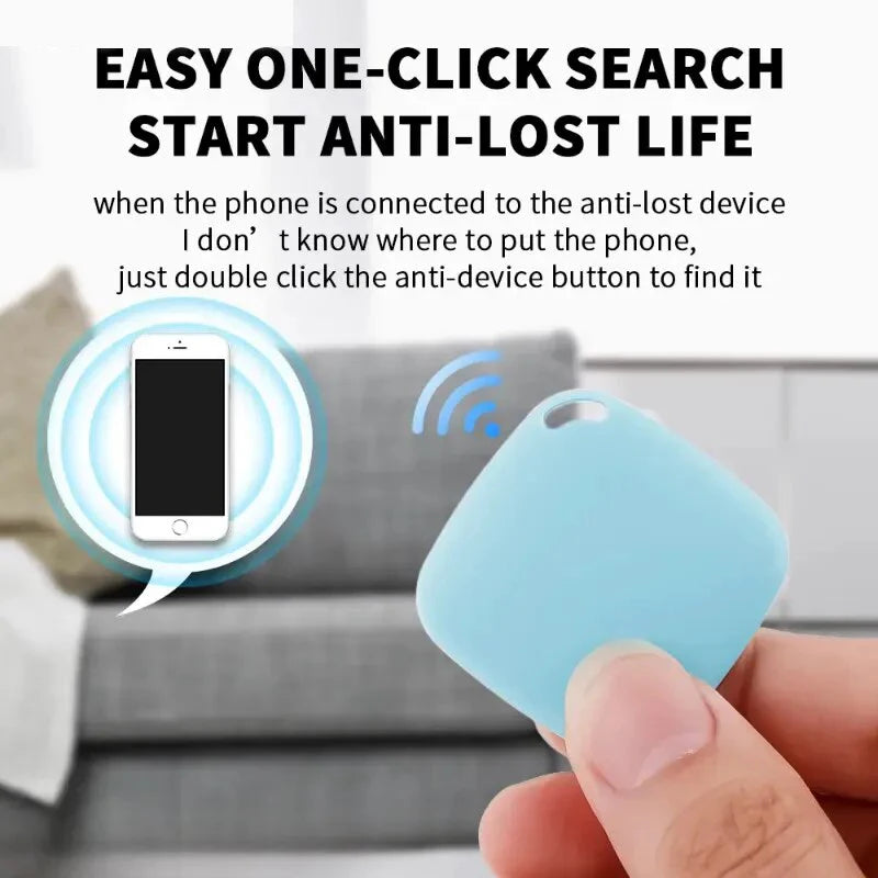 Wireless Mini GPS Tracker Anti-lost Alarm Key Pets Child Bag Wallet Finder Bluetooth APP Locator Smart Tag For Ios And Android