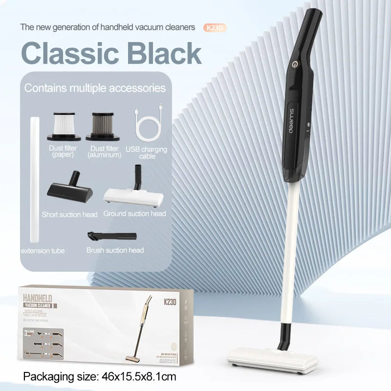 Wireless Vacuum Cleaner 20000Pa Suction Handheld Powerful Vacuum Cleaner Low Noise Multiple Accessories to Meet Your Needs