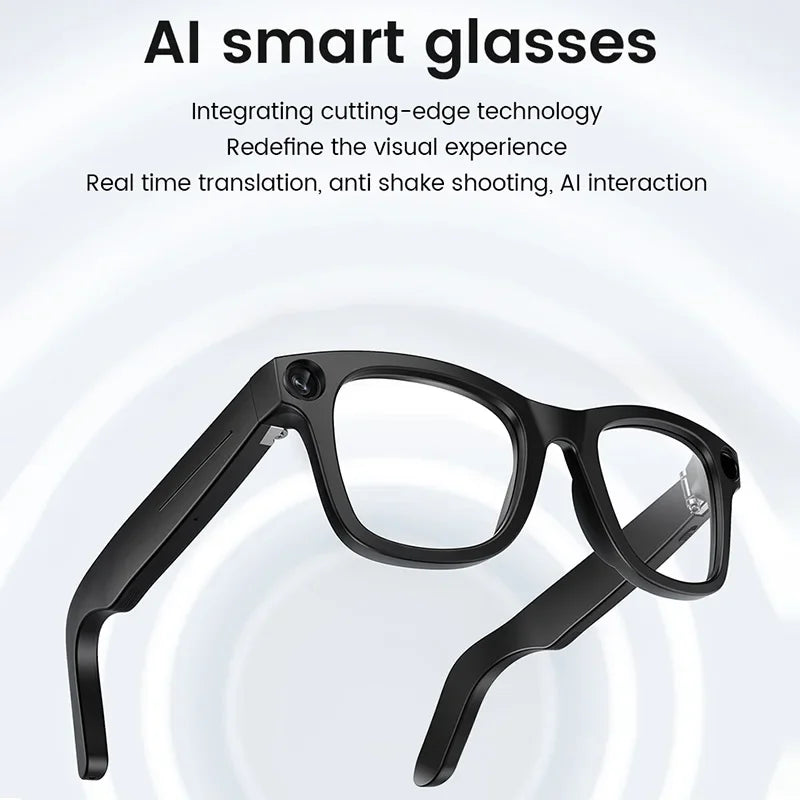 2025 New Smart Glasses 800W HD Camera Anti Shake 1080P HD Video Recording Translation Touch Al Voice Wireless Call Smart Glasses
