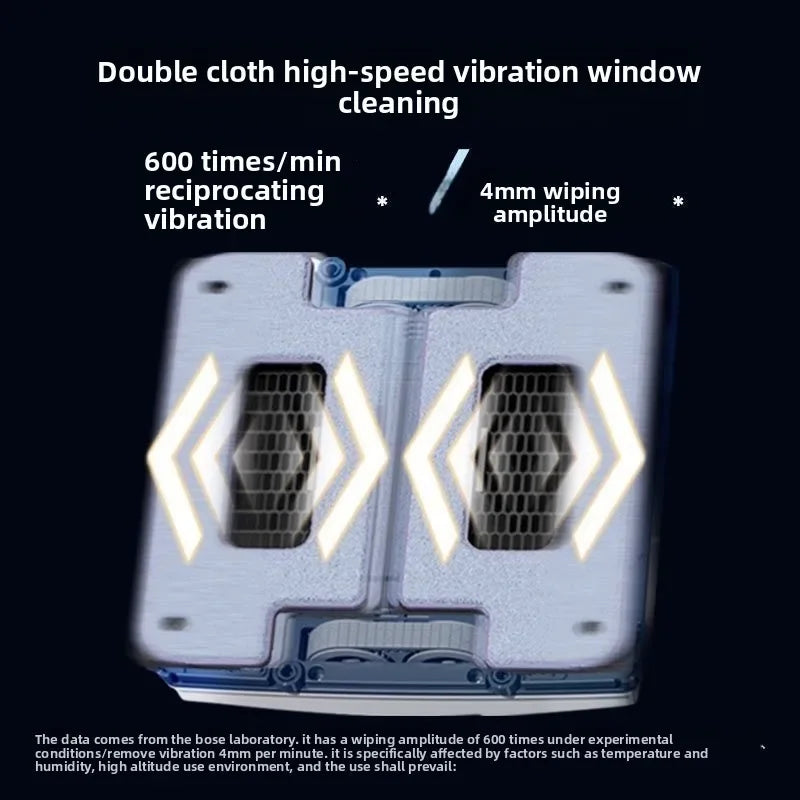 HOBOT S7 Pro Home Fully Automatic Glass Cleaning Artifact Double sided Ponyo Remote Control Window Cleaning Robot water spray