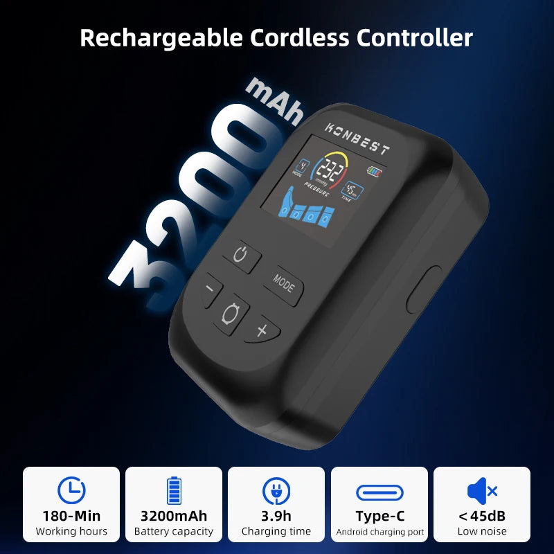 Leg Massager Dropship Air Compression Boots Pump Controller for Athletes 240mmHg Therapeutic Leg Recovery Massage Machine