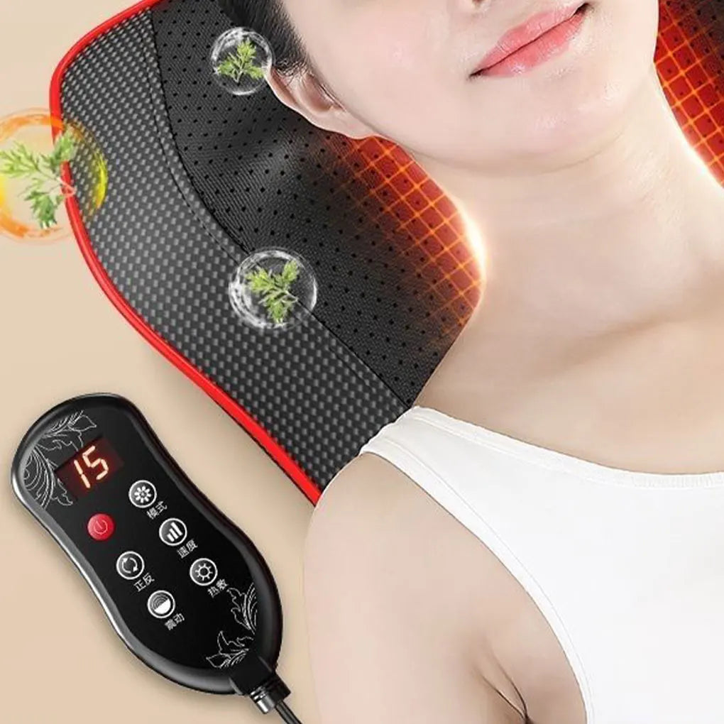 Portable Neck Waist Massager Electric Muscle Relaxation Massager Whole Body Massage To Relieve Muscle Soreness Car Back Pillow