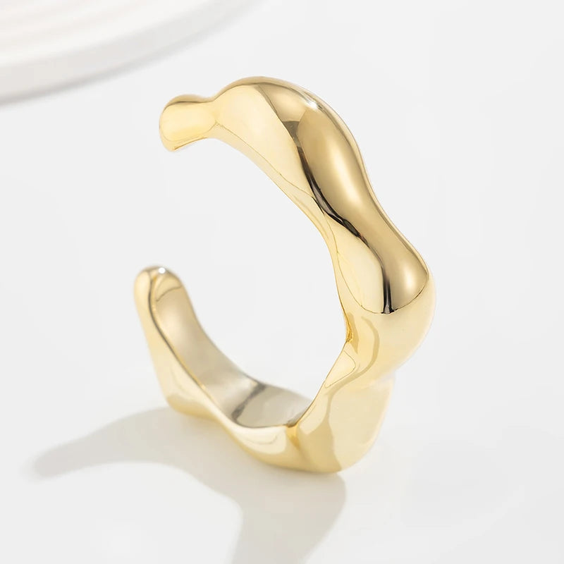 Fashion Exaggerated Irregular Bracelets for Women Simple Hip Hop Rock Personality Plastic Cuff Bangle Trendy Jewelry