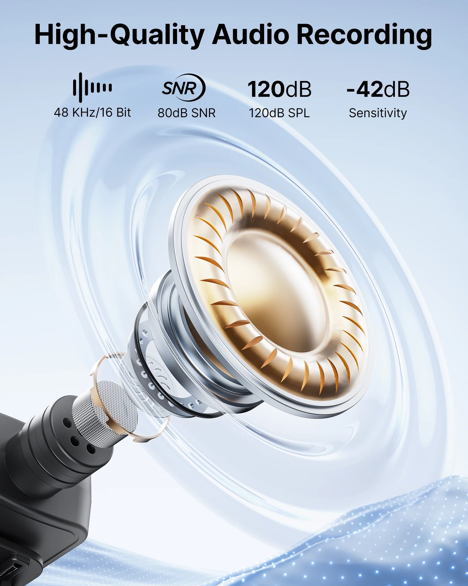 BOYA BY-V3 Wireless Lavalier Lapel Mirophone Noise-cancelling Rechargeable Mic for iPhone Android Camera Live Streaming Vlogging