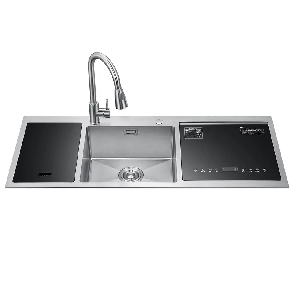 Sink Dish Washing ,Machine Integrated Full-Automatic Kitchen Ultrasonic Water Spray,Home Kitchen Appliances