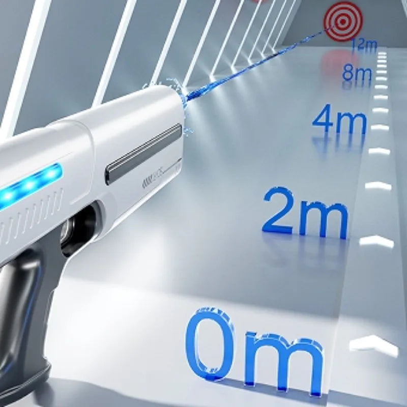 Children's Fully Automatic Water Storage Gun Large Capacity Electric Water Absorbing Toy Gun Summer Outdoor Water Toy Gift