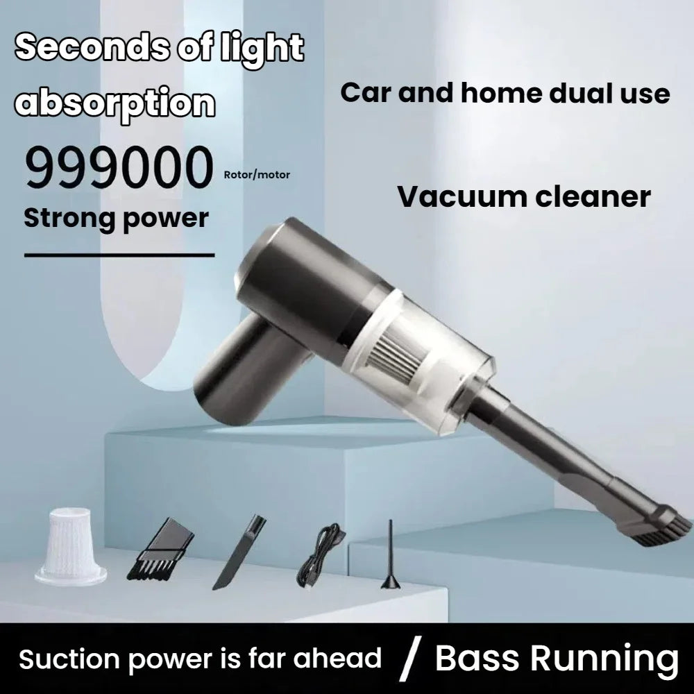 USB charging of 3-in-1 vacuum combined vacuum cleaner for small car-mounted household vacuum cleaner