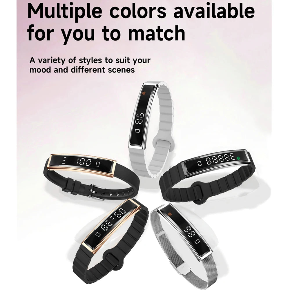 New Smart Bracelet Women Smartwatch Men Fitness Tracker HeartRate Blood Oxygen Waterproof Sport Smart Band Watch For Android iOS