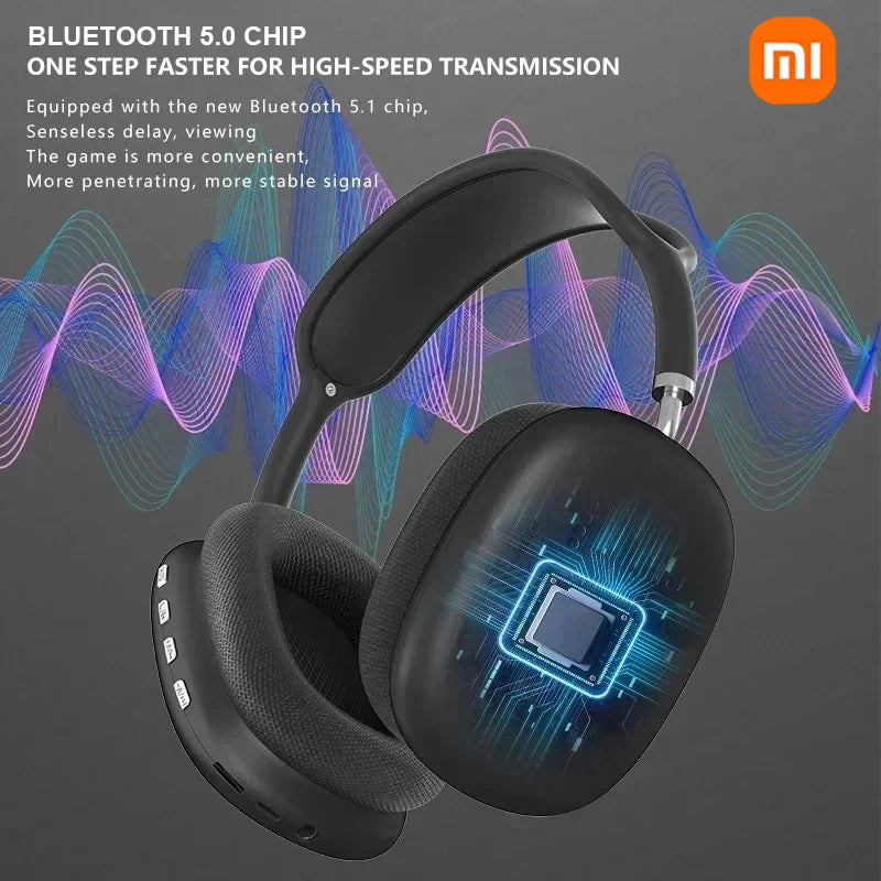 Xiaomi P9 Wireless Bluetooth Headset Outdoor Sports Gaming Wireless Headphones with Mic Noise Cancelling Bluetooth 5.3 Earbuds