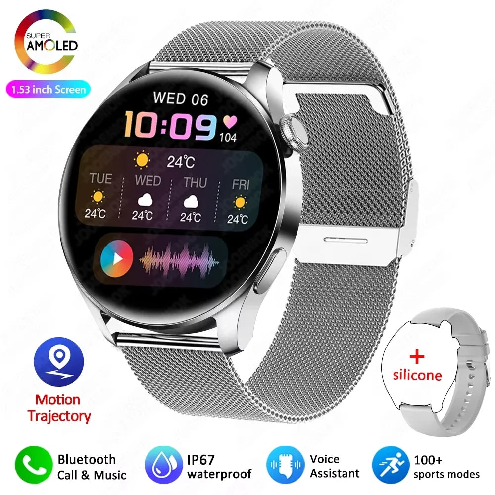for iPhone 16 Pro Max 15 14 16 Plus Smart Watch HD Screen Bluetooth Call Heart Rate Blood Oxygen Monitor Sport Fitness Tracker