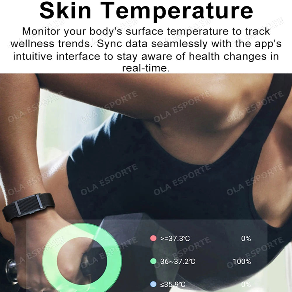 2026 New Smart Bracelet Heart Rate Blood Pressure Blood Oxygen Monitoring Sport Fitness Tracker Watch For Men Women Smart Watch