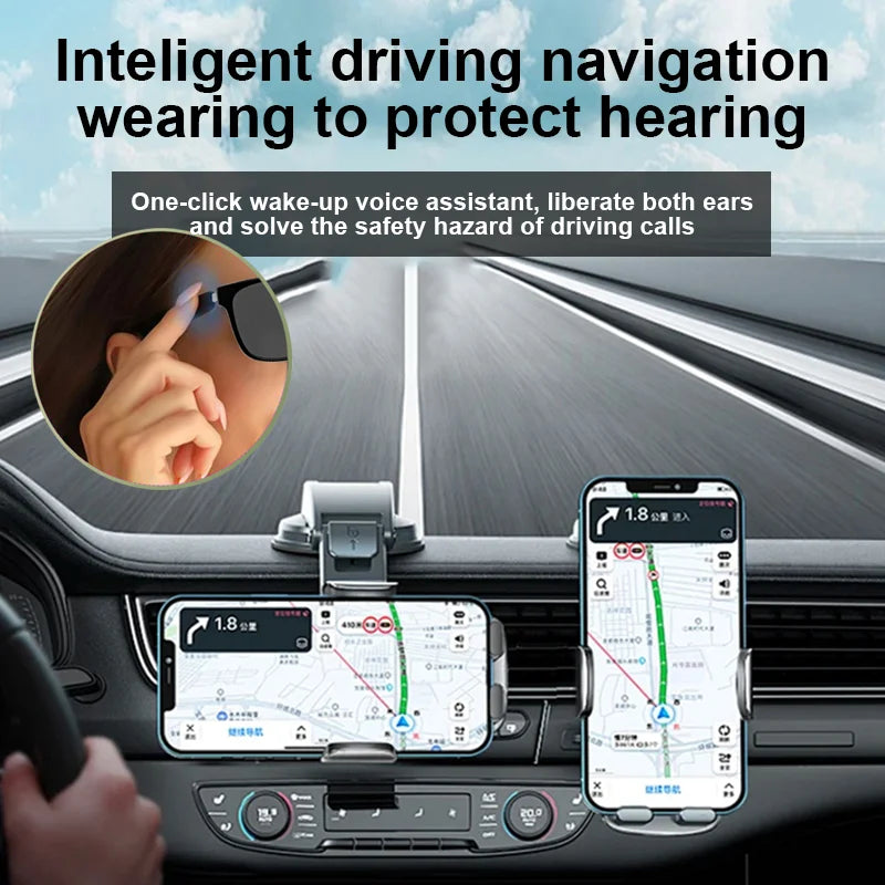 2025 Sunglasses Smart Glasses Fashion Sunglasses Bluetooth Call UV400 Hiking Fishing Al Intelligent Wireless Translation Glasses