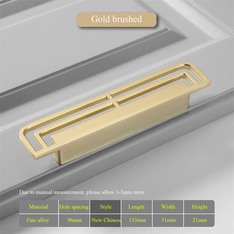 Kitchen Cabinet Storage Handles Solid Dressers Drawer Knobs Brass Cabinet Wardrobe Door Pulls Kitchen Furniture Handles Hardware