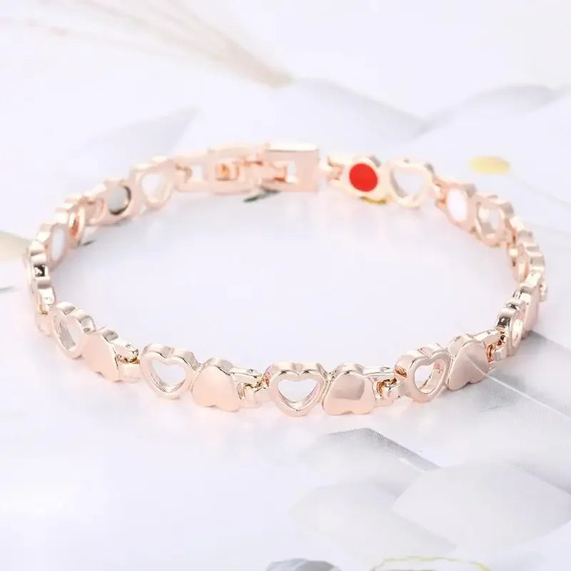Heart-shaped Women Magnetic Bangle For Dating Fashionable Love Magnet Health Bracelet Creative Bracelet Bracelet For Men