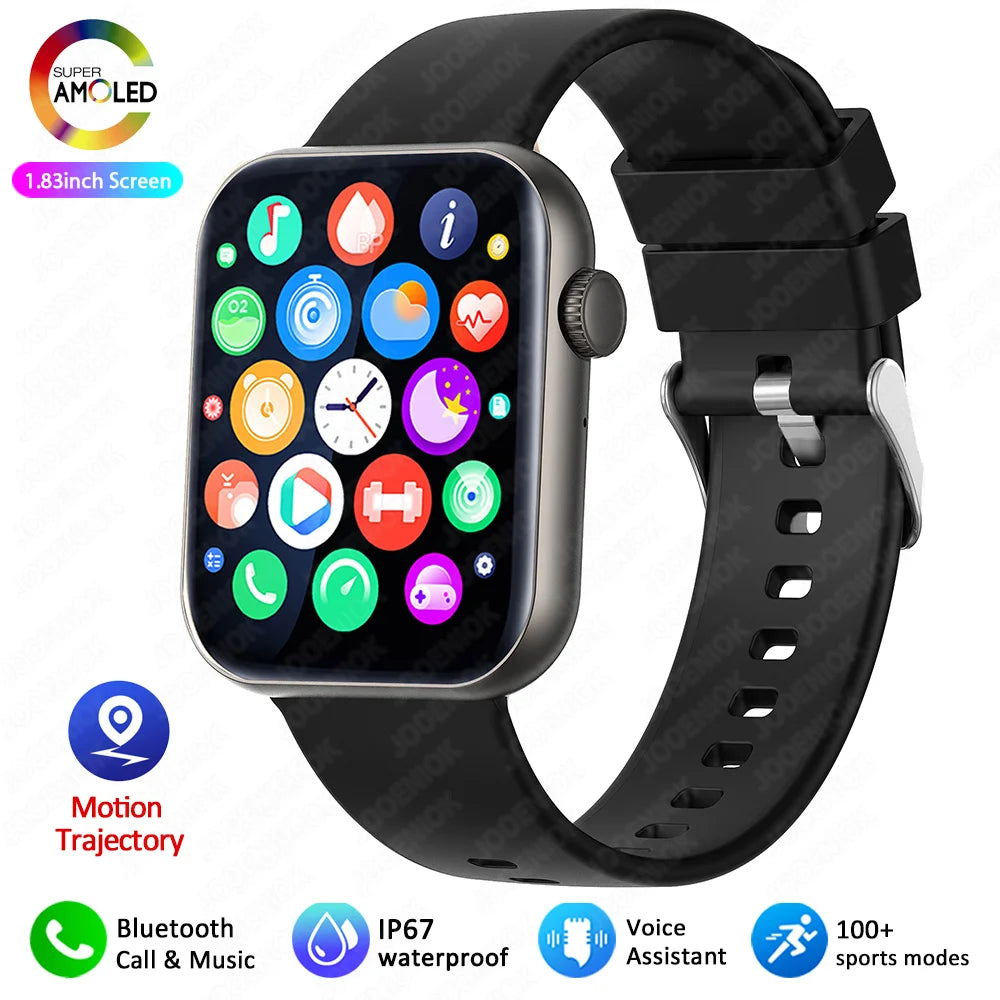2025 New Smart Watch Full Touch Screen Bluetooth Call AI Voice Heart Rate Waterproof Watches Sports Bracelet Smartwatch Women