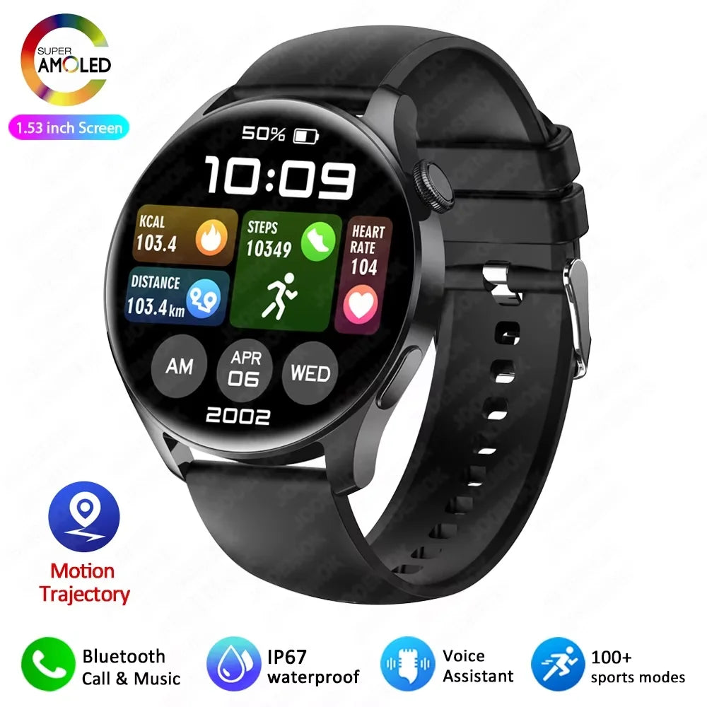 for iPhone 16 Pro Max 15 14 16 Plus Smart Watch HD Screen Bluetooth Call Heart Rate Blood Oxygen Monitor Sport Fitness Tracker