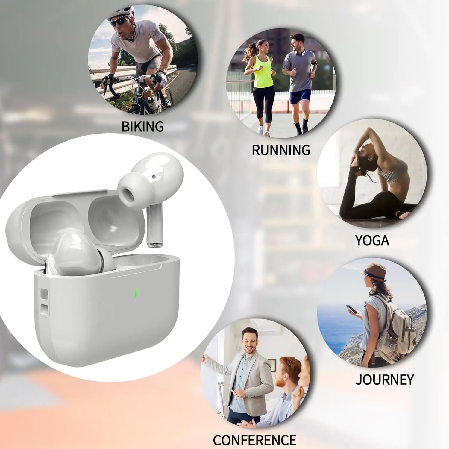 Airs Pro Wireless Bluetooth Earbuds Choices Hi-Fi Stereo Sound with Mic Charging Case Waterproof For iPhone and Xiaomi