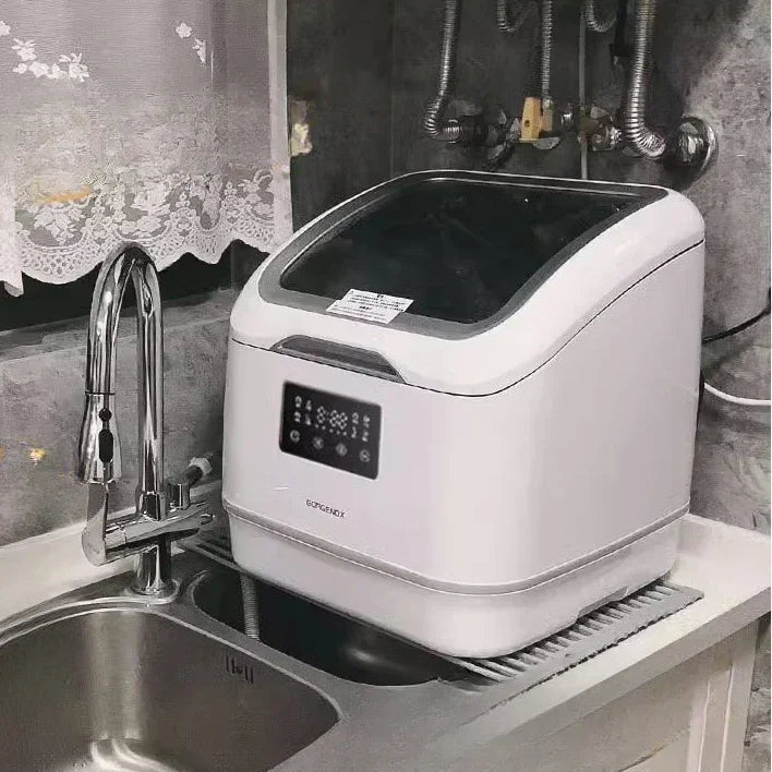 Household tabletop dishwasher fully automatic installation-free top-loading dishwasher small